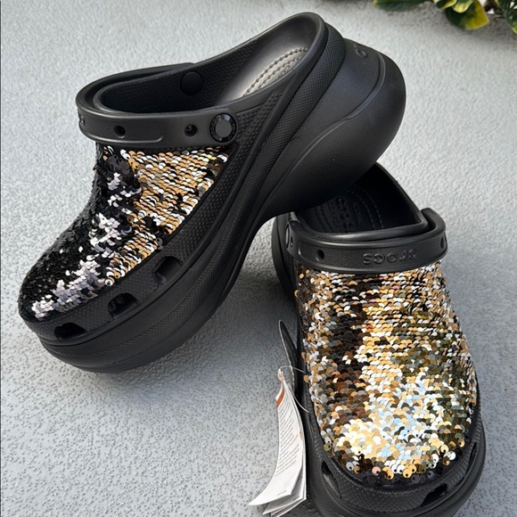 ✨Host pick✨Crocs Crocs Classic Bae Sequin Clog - Picture 4 of 7